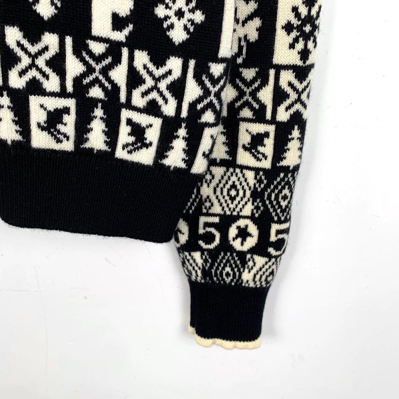 Chanel ChanelSkiing series color-blocked snowflake inlaid cashmere Size XS / US 0-2 / IT 36-38 - 5 Thumbnail