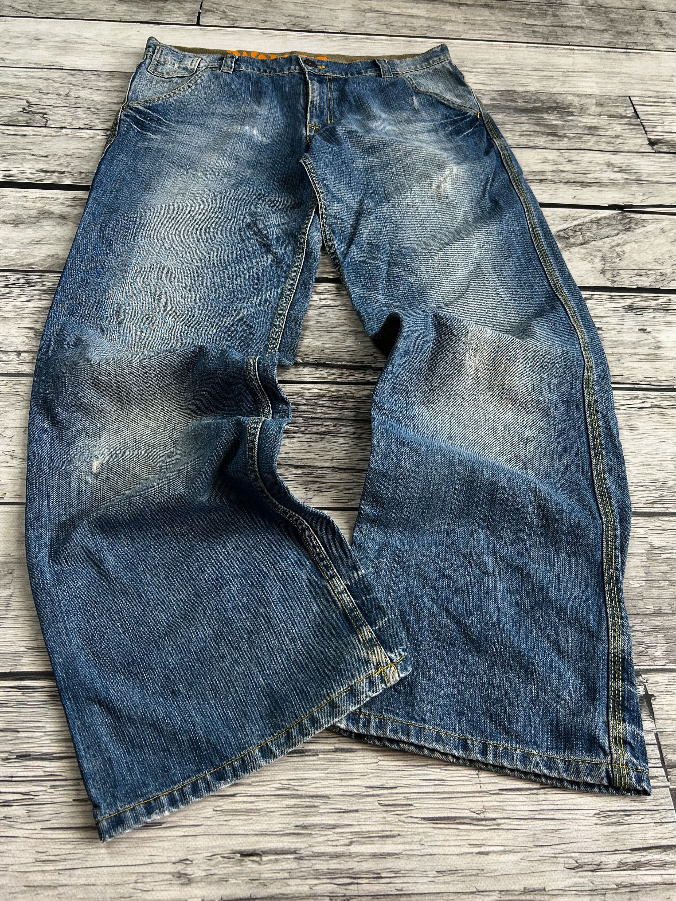 Japanese Brand Vintage Rick Owens Junya Watanabe Style Washed Jeans Size US 32 / EU 48 - 1 Thumbnail