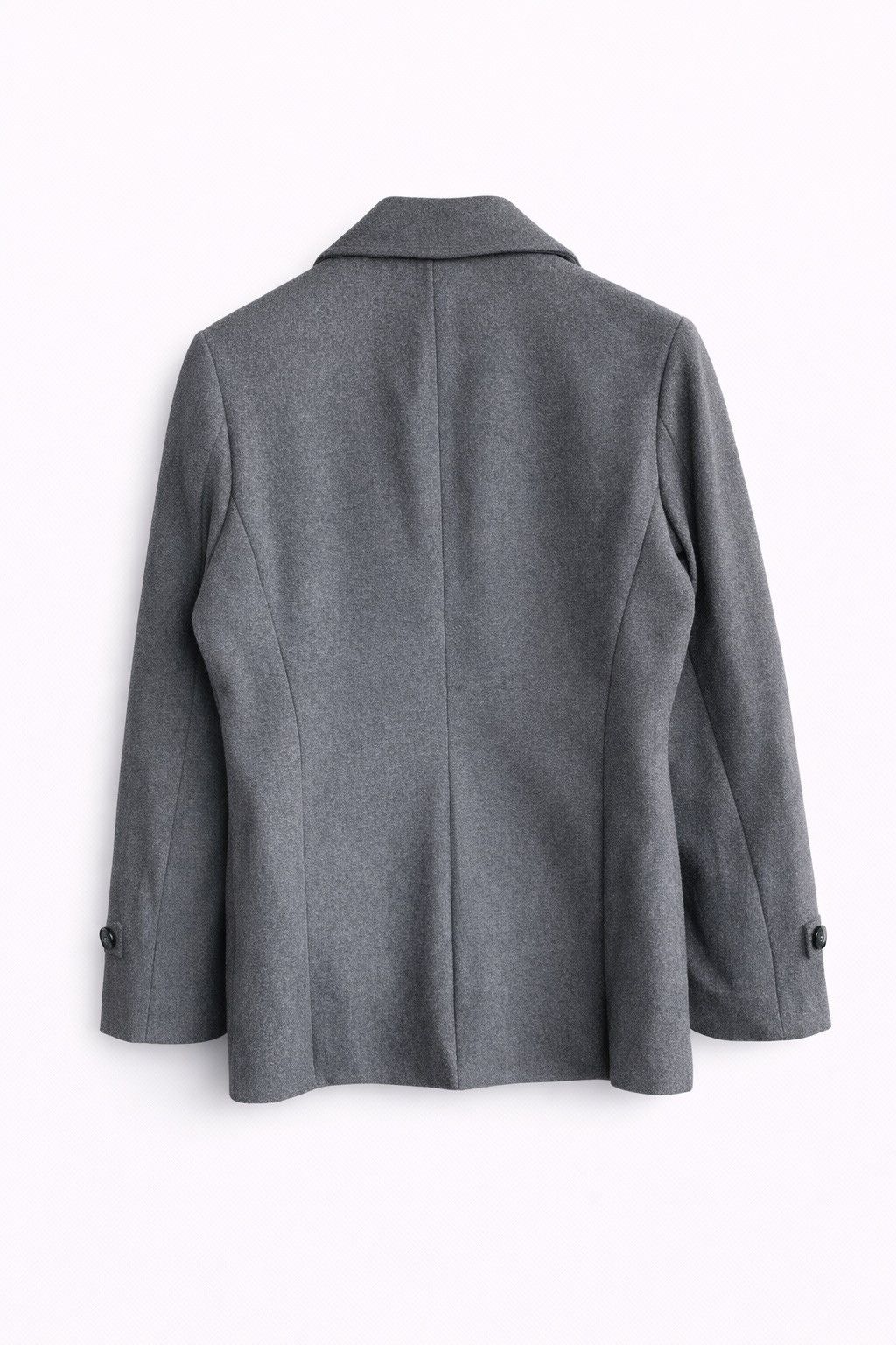 URBAN RESEARCH DOORS Urban Research Men’s Grey Wool Blend Short Coat | Minimal Size US M / EU 48-50 / 2 - 2 Thumbnail