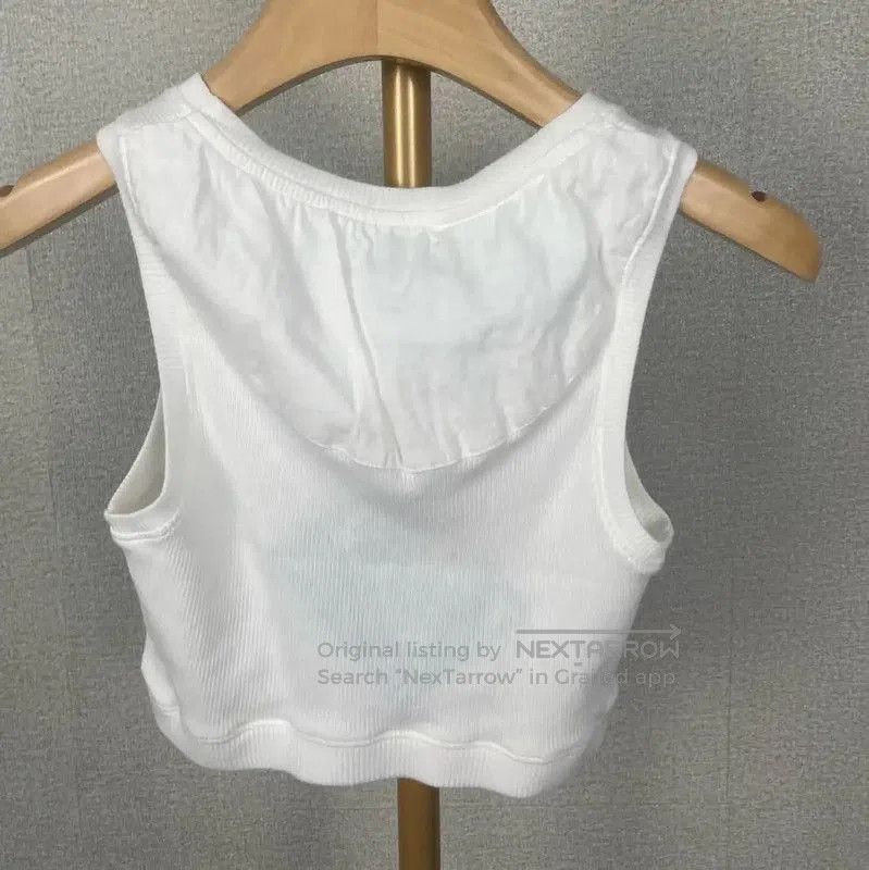 Loewe Loewe White Cotton Crop Top . Size XS / US 0-2 / IT 36-38 - 2 Thumbnail