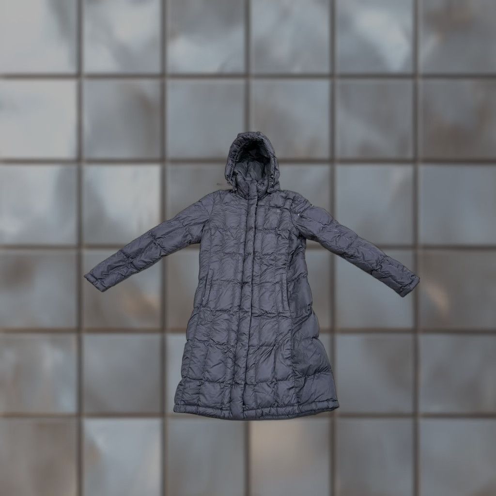 The North Face The North Face Jacket Women’s Size S Puffer Full Zip Long Coat Nylon Gray Down Insulated Lightweight Zipper Hooded Winter Casual Size S / US 4 / IT 40 - 1 Thumbnail