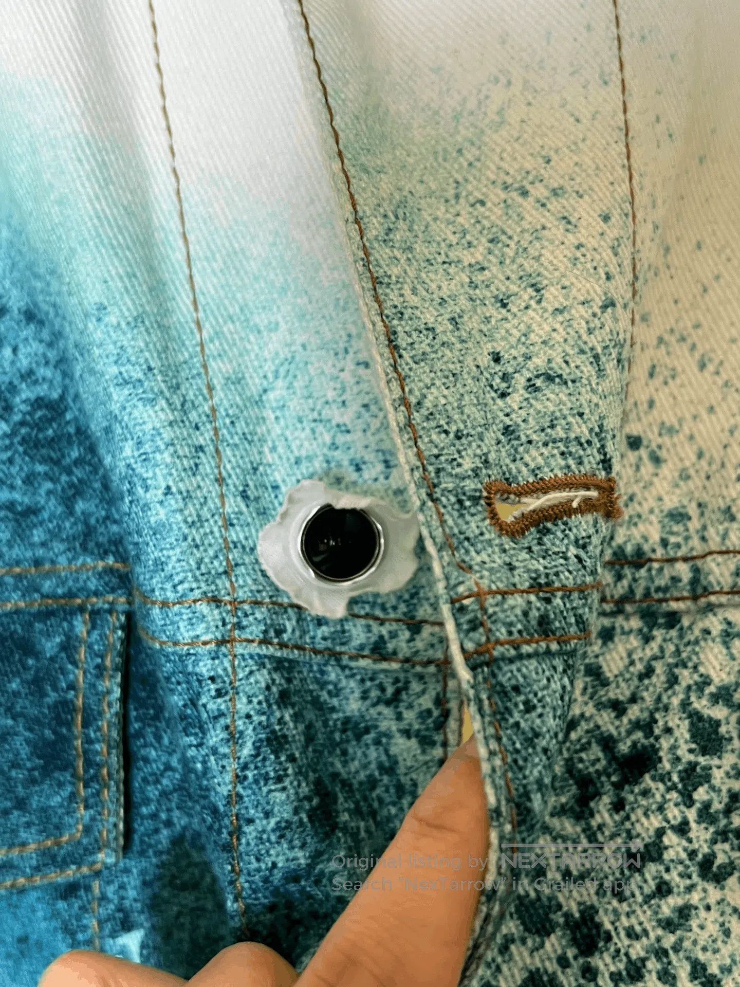 Louis Vuitton LV Starry Sky Denim Jacket. Size US M / EU 48-50 / 2 - 8 Thumbnail