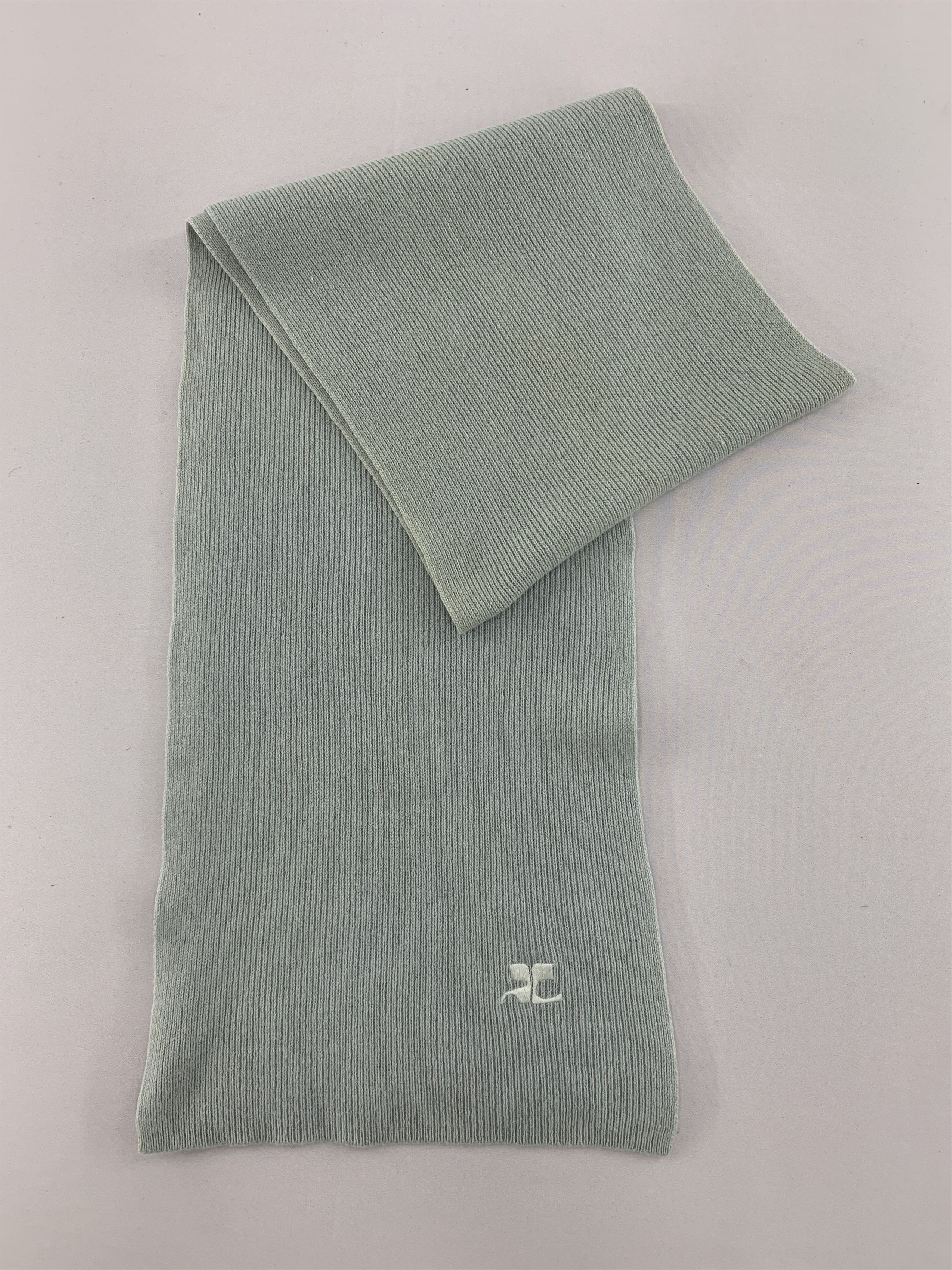 Courreges Courreges Scarf Wool Muffler Neck Wrap BL4365 Size ONE SIZE - 2 Thumbnail