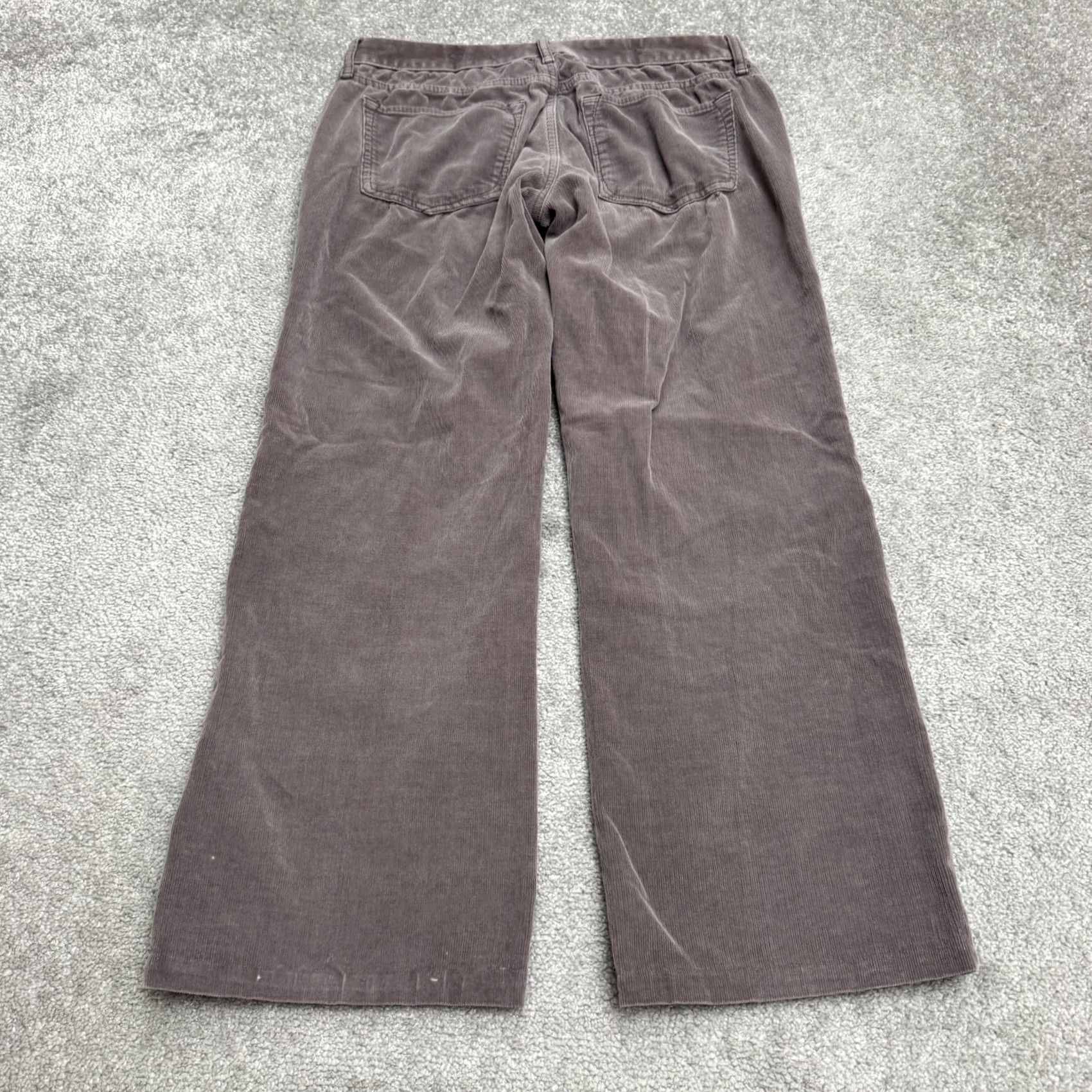 Banana Republic Banana Republic Corduroy Straight Cropped Pants Womens Petite Purple Mid Rise 26 Size 27" / US 4 / IT 40 - 2 Thumbnail