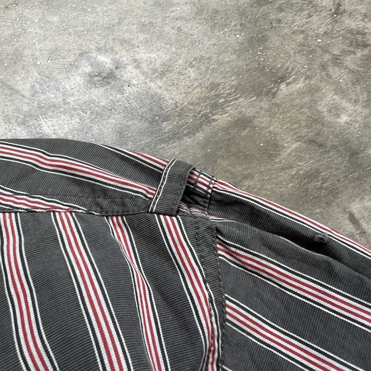 Nigel Cabourn Nigel Carboun Vertical Stripe Longsleeve Button up Shirt Size US XL / EU 56 / 4 - 7 Thumbnail