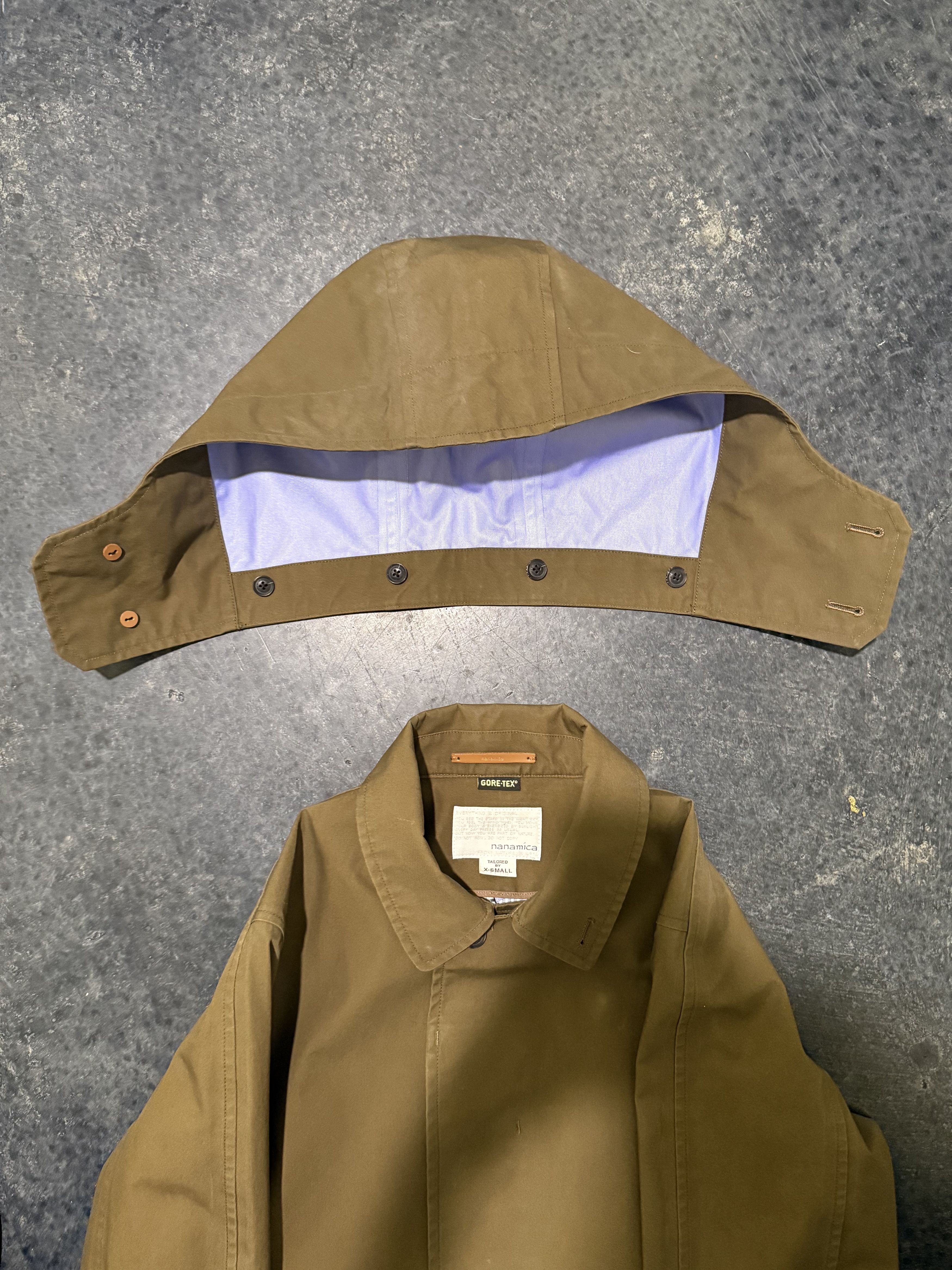 Nanamica Soutien Coat 2L Gore-Tex - Brown Size US XS / EU 42 / 0 - 6 Thumbnail
