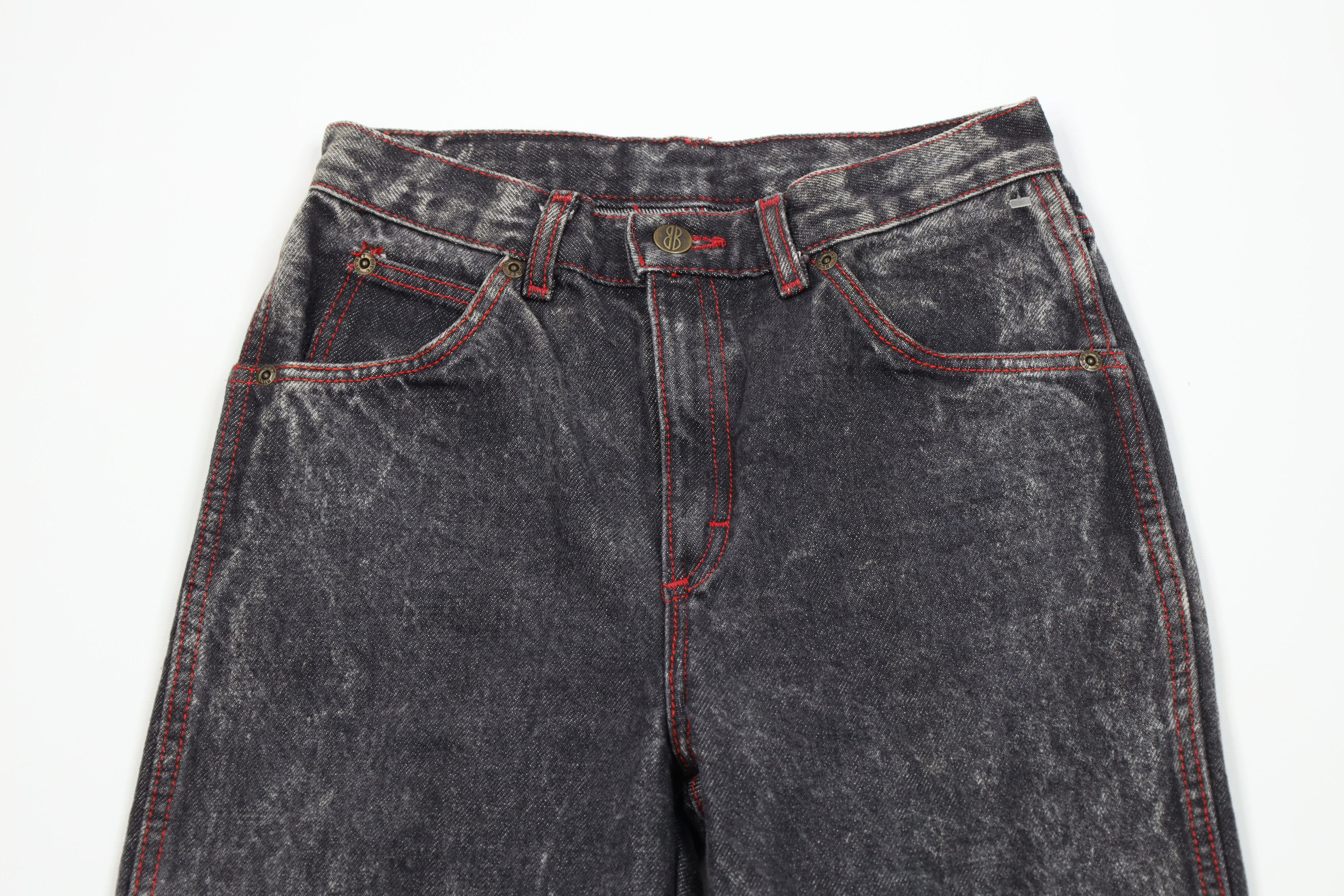 Vintage Deadstock Vintage 90s Streetwear Straight Leg Jeans USA Size 26" / US 2 / IT 38 - 2 Thumbnail