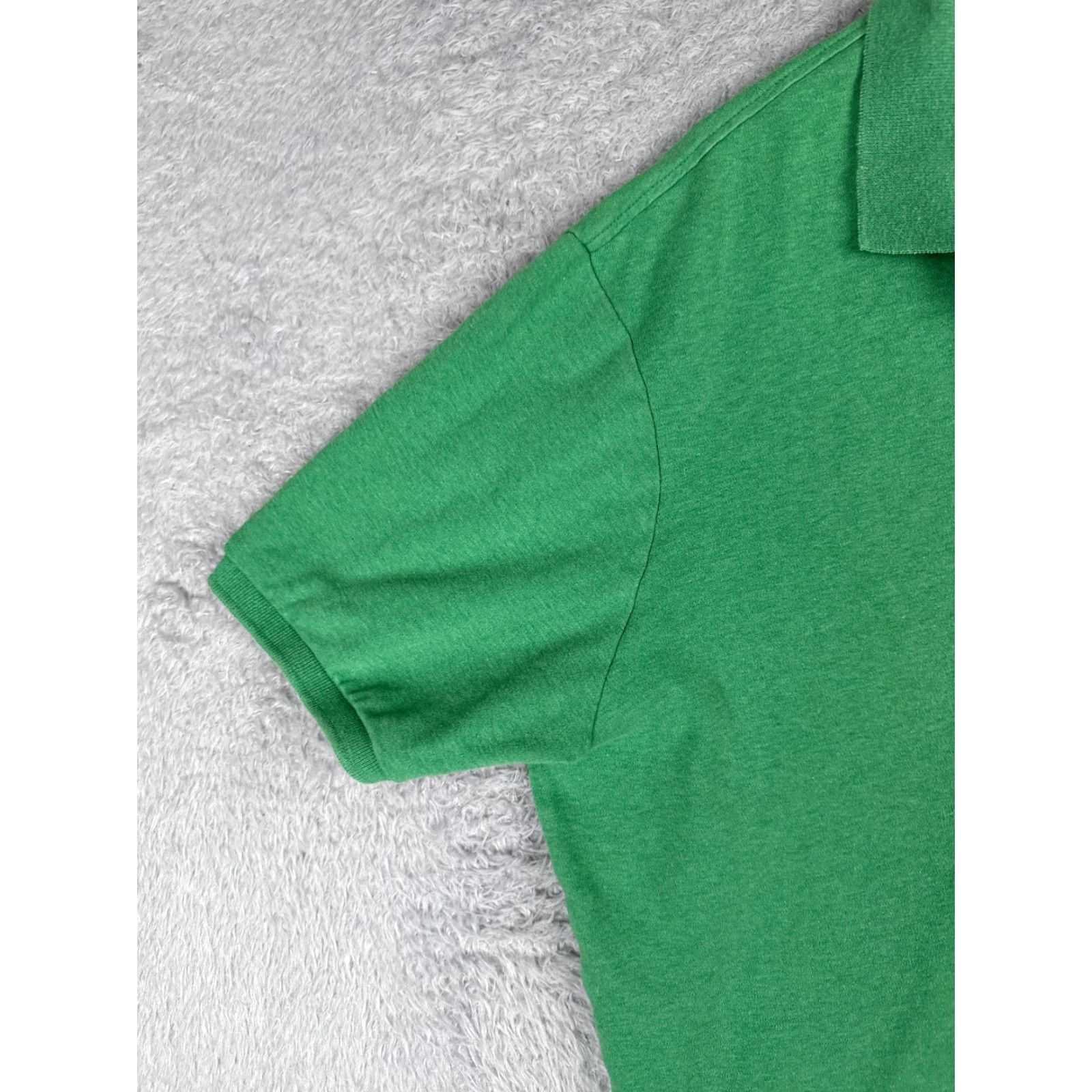 Ralph Lauren Ralph Lauren Polo Shirt Mens Green 100% Cotton Jersey XL Big & Tall Short Sleeve Button Collared Size US XL / EU 56 / 4 - 3 Thumbnail