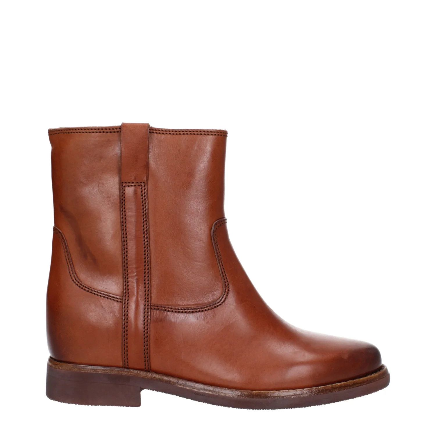 Isabel Marant ob1o1e1124 Leather Ankle Boots in Brown Size US 7 / IT 37 - 1 Thumbnail