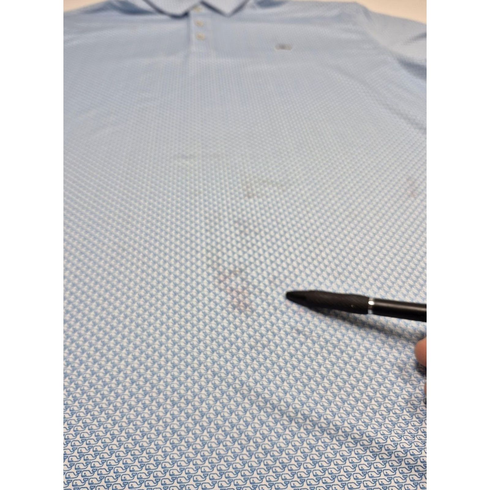 Vineyard Vines Vineyard Vines On-The-Go Sankaty Polo Shirt Mens 2XL Blue Whale AOP Golf Size US XXL / EU 58 / 5 - 4 Thumbnail