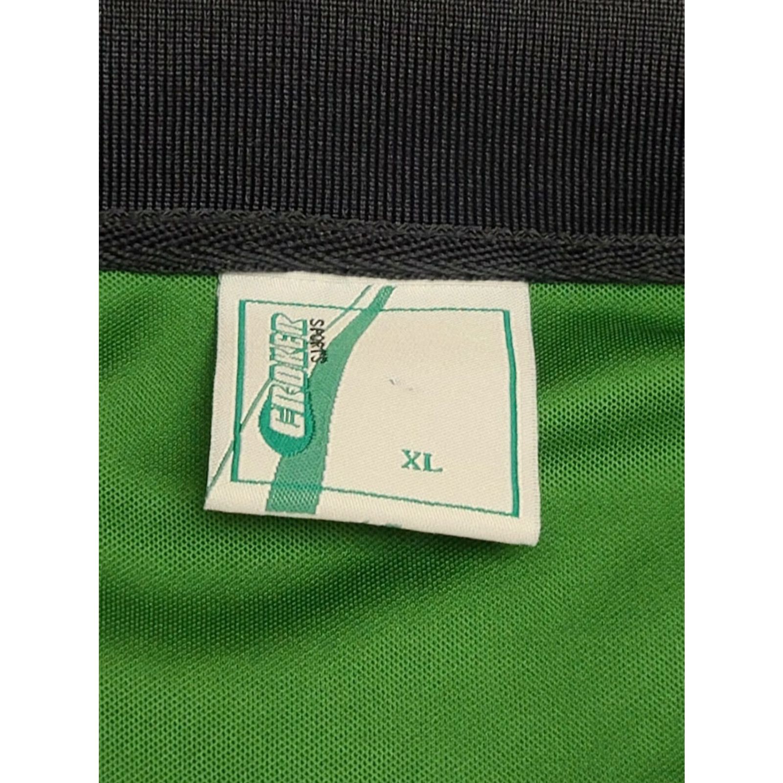 Vintage Croker Sports Ireland Men XL Polo Gray Green White S/S Collared Shirt Size US XL / EU 56 / 4 - 3 Thumbnail