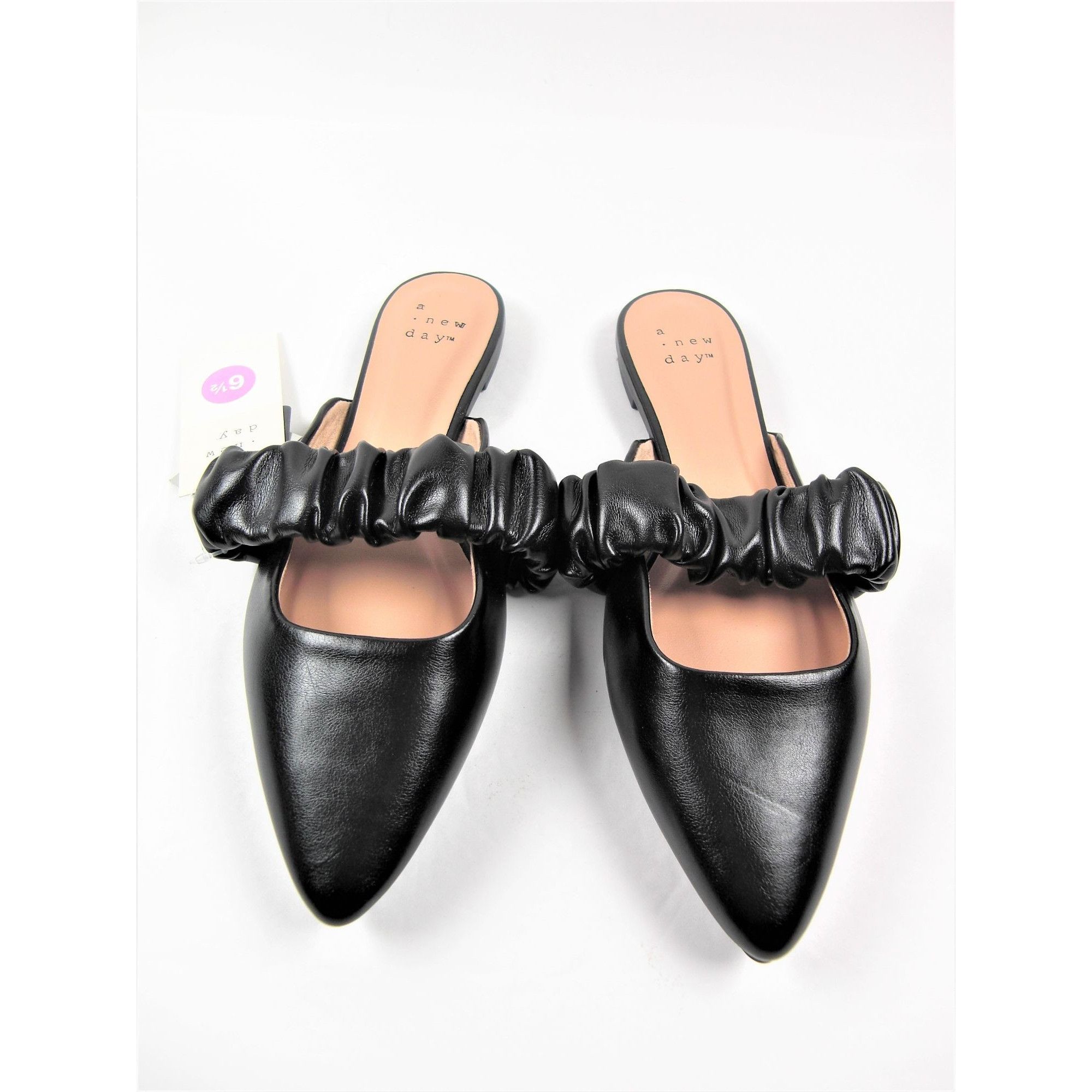 Other A New Day Women's Slides Sandals "CELESTE" Black Shoes Size Size US 6.5 / IT 36.5 - 2 Thumbnail