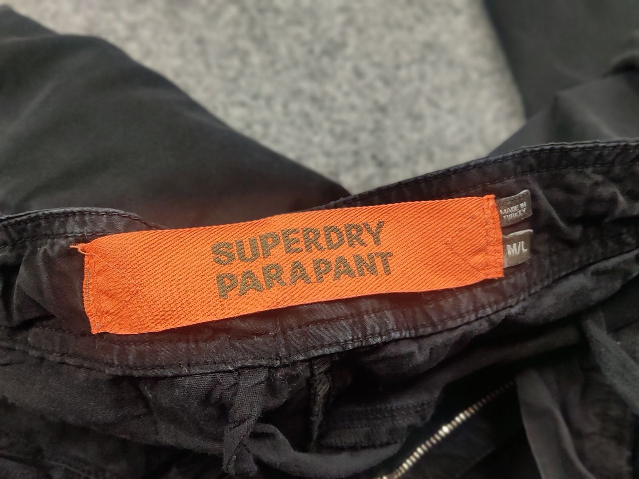 Superdry Superdry Parachute Cargo Black Baggy Pants Vintage Style Size US 32 / EU 48 - 11 Thumbnail