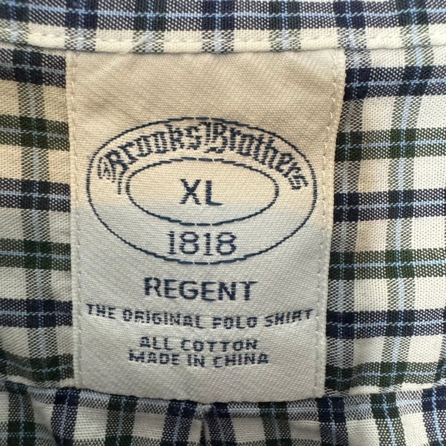 Brooks Brothers Brooks Brothers Regent XL Plaid Button Down Shirt Cotton Size US XL / EU 56 / 4 - 5 Thumbnail