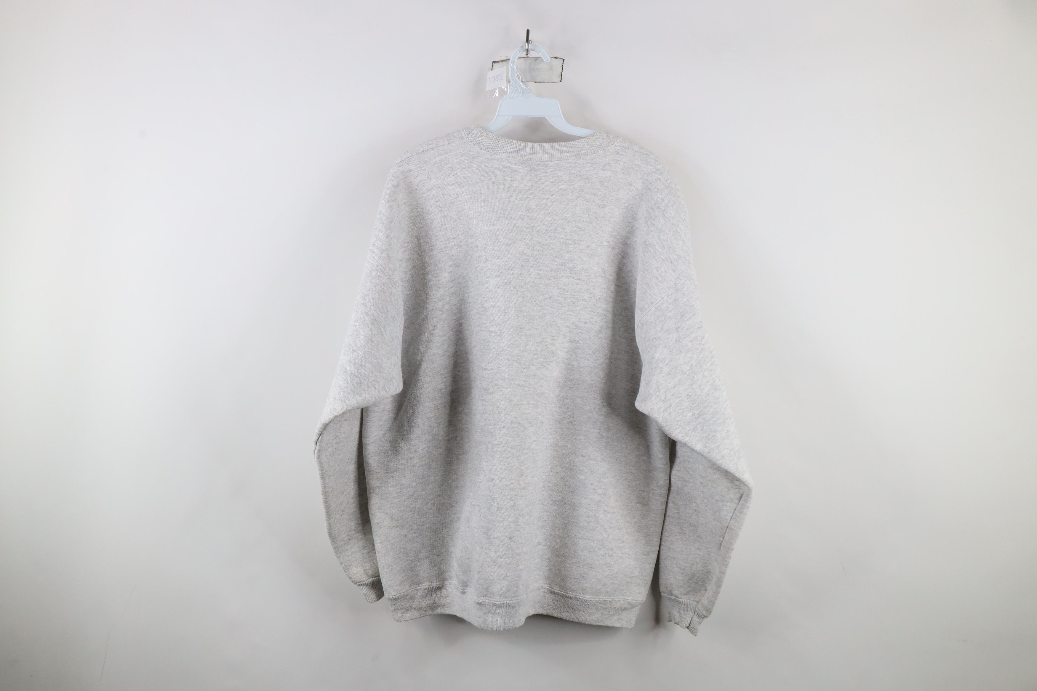 Vintage Vintage 90s The Peaceful Woods Sweatshirt Heather Gray USA Size US XL / EU 56 / 4 - 12 Thumbnail