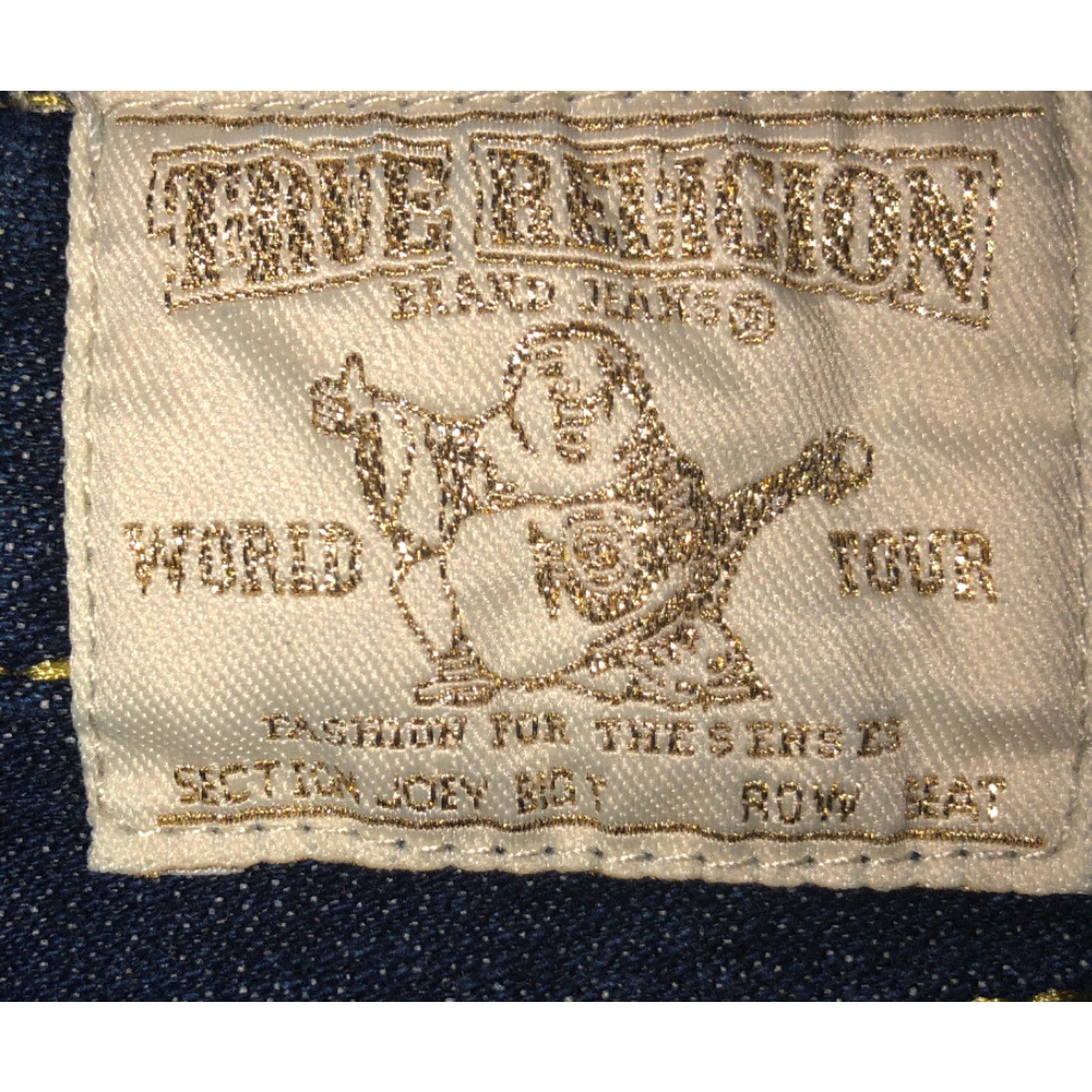 True Religion VINTAGE? No, it's not vintage. True Religion Joey Big T Denim Jeans Womens 28/30 In X 29 In Blue Adult Women 29 in Waist 29 in Inseam Size 29" - 5 Thumbnail