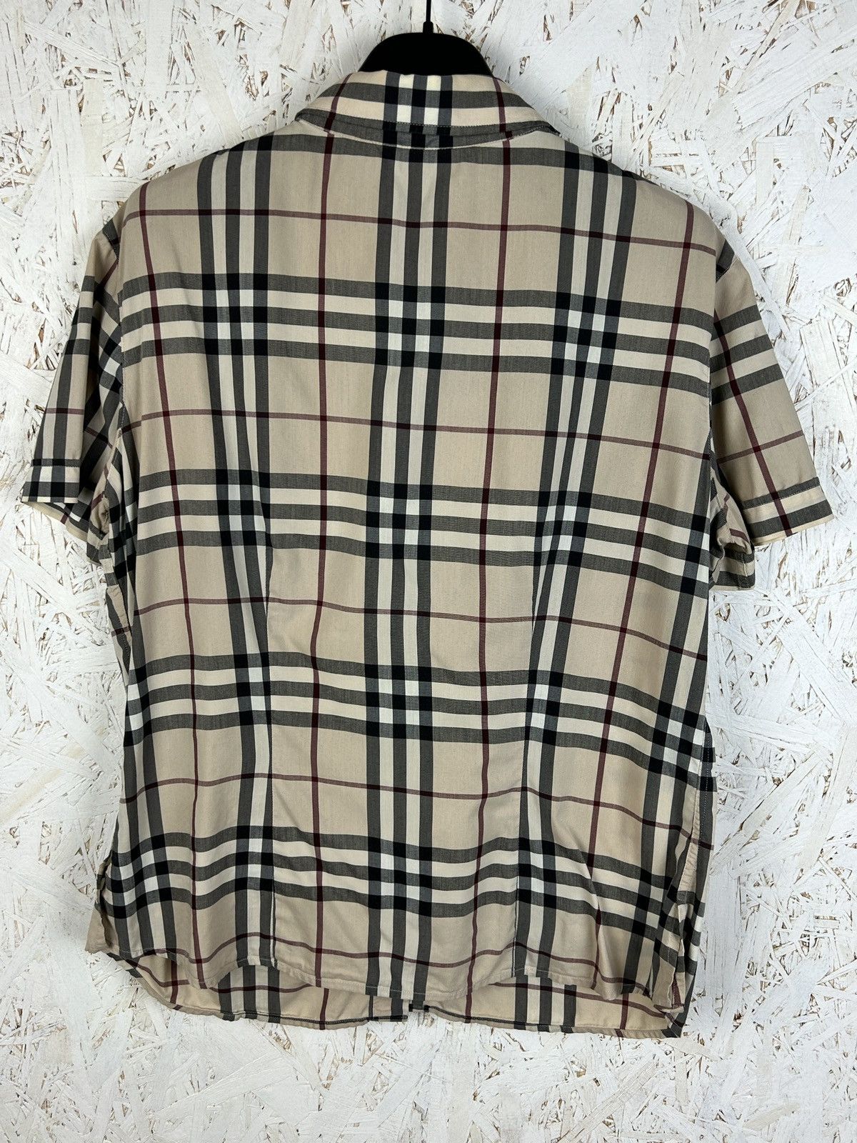 Burberry Vintage Burberry Red Label Nova Check AOP Shirt Size 40 Size S / US 4 / IT 40 - 6 Thumbnail