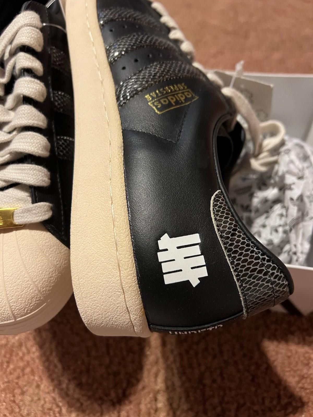 Adidas ADIDAS SUPERSTAR CONSORTIUM UNDFTD UNDEFEATED SNAKE 133742 Size US 11 / EU 44 - 8 Thumbnail