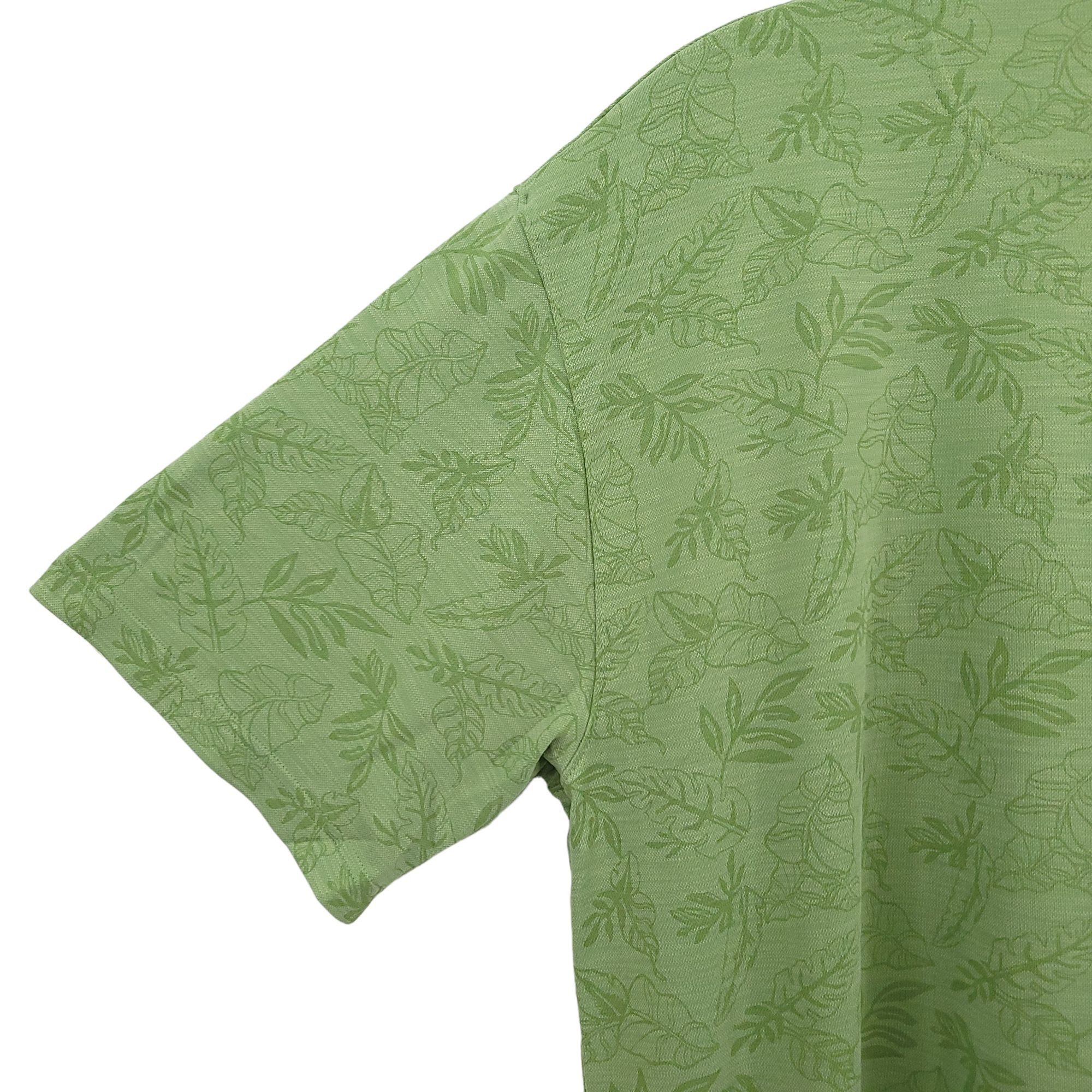 Cabelas Cabelas Polo Shirt Mens L Sage Green Floral Leaf Size US L / EU 52-54 / 3 - 9 Thumbnail