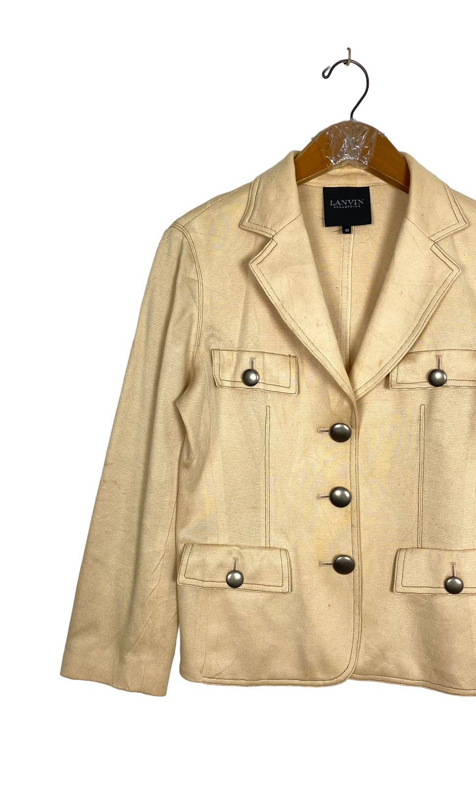 Lanvin Rare‼️ Lanvin Collection Safari Jacket Size S / US 4 / IT 40 - 2 Thumbnail