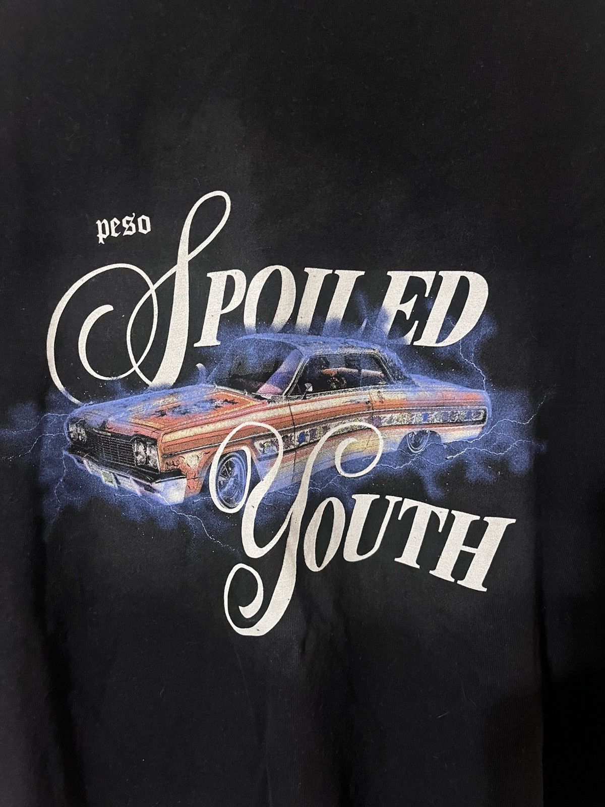 Peso Peso Spoiled Youth Lowrider Graphic Tee Black XL Size US XL / EU 56 / 4 - 1 Thumbnail