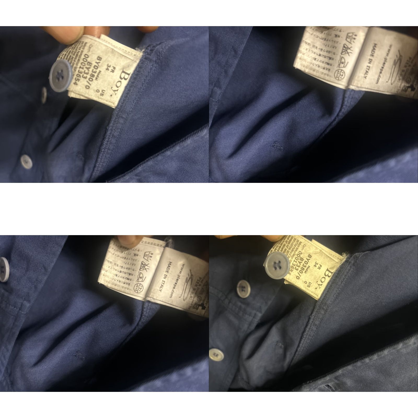 Band Of Outsiders VINTAGE Band of Outsiders Coverall Women Size 0 Blue One-Piece Size 25" / US 0 / IT 36 - 10 Thumbnail