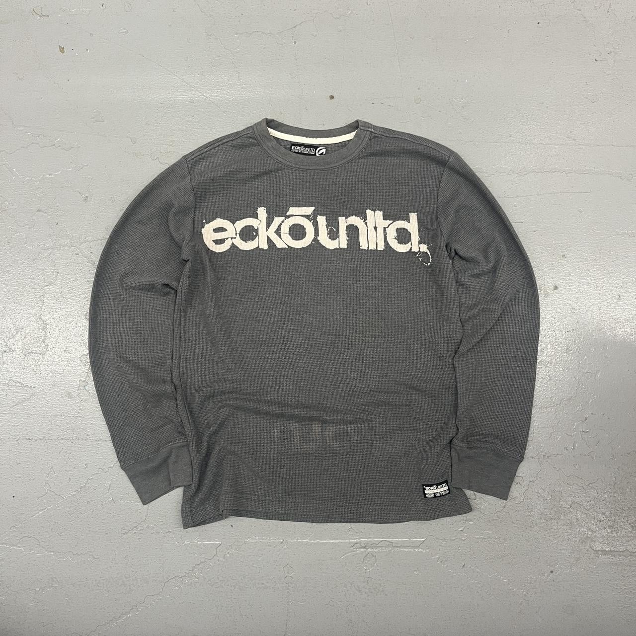 Ecko Unltd. VTG Y2K Ecko Unlimited Cyber Grunge Thermal Long Sleeve M Size US M / EU 48-50 / 2 - 1 Thumbnail
