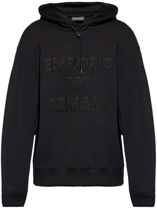 Emporio Armani EMPORIO ARMANI Women Hoodies EM001121 AF10013UC001 Black Size XL / US 12-14 / IT 48-50 - 1 Thumbnail