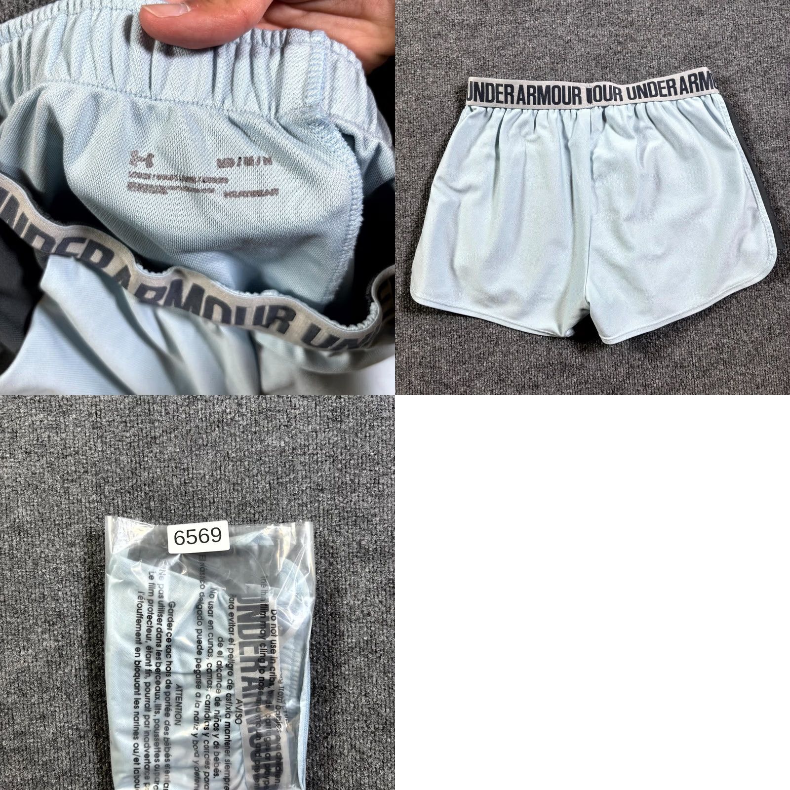 Under Armour Under Armour Athletic Shorts Women's M Blue Performance Workout Gym Sports Size 32" / US 10 / IT 46 - 8 Thumbnail