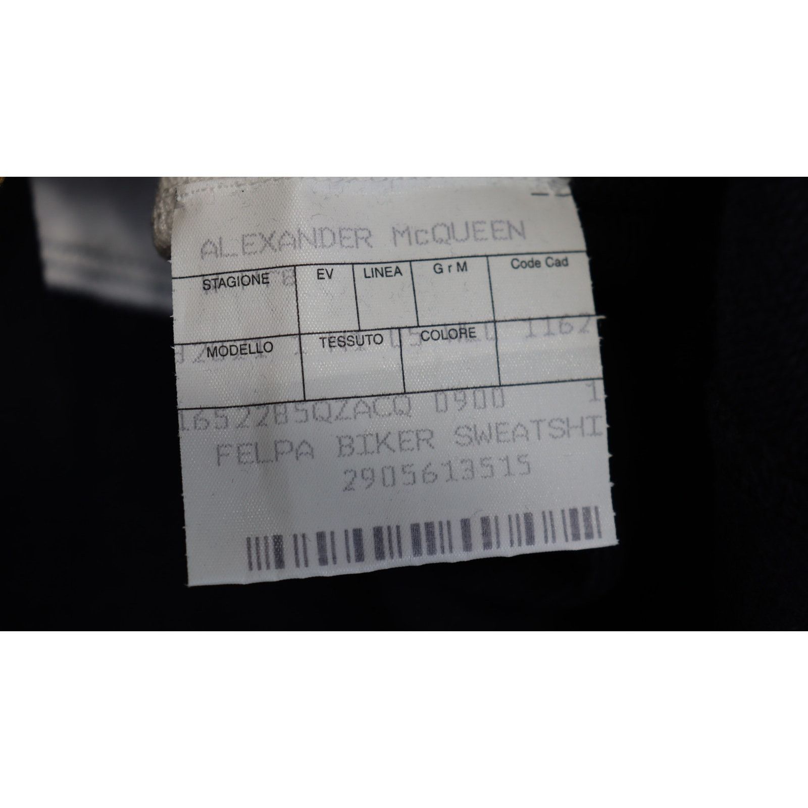Alexander McQueen o1rshd1 ***Defective / Sweatshirt in White/Black Size US M / EU 48-50 / 2 - 9 Thumbnail