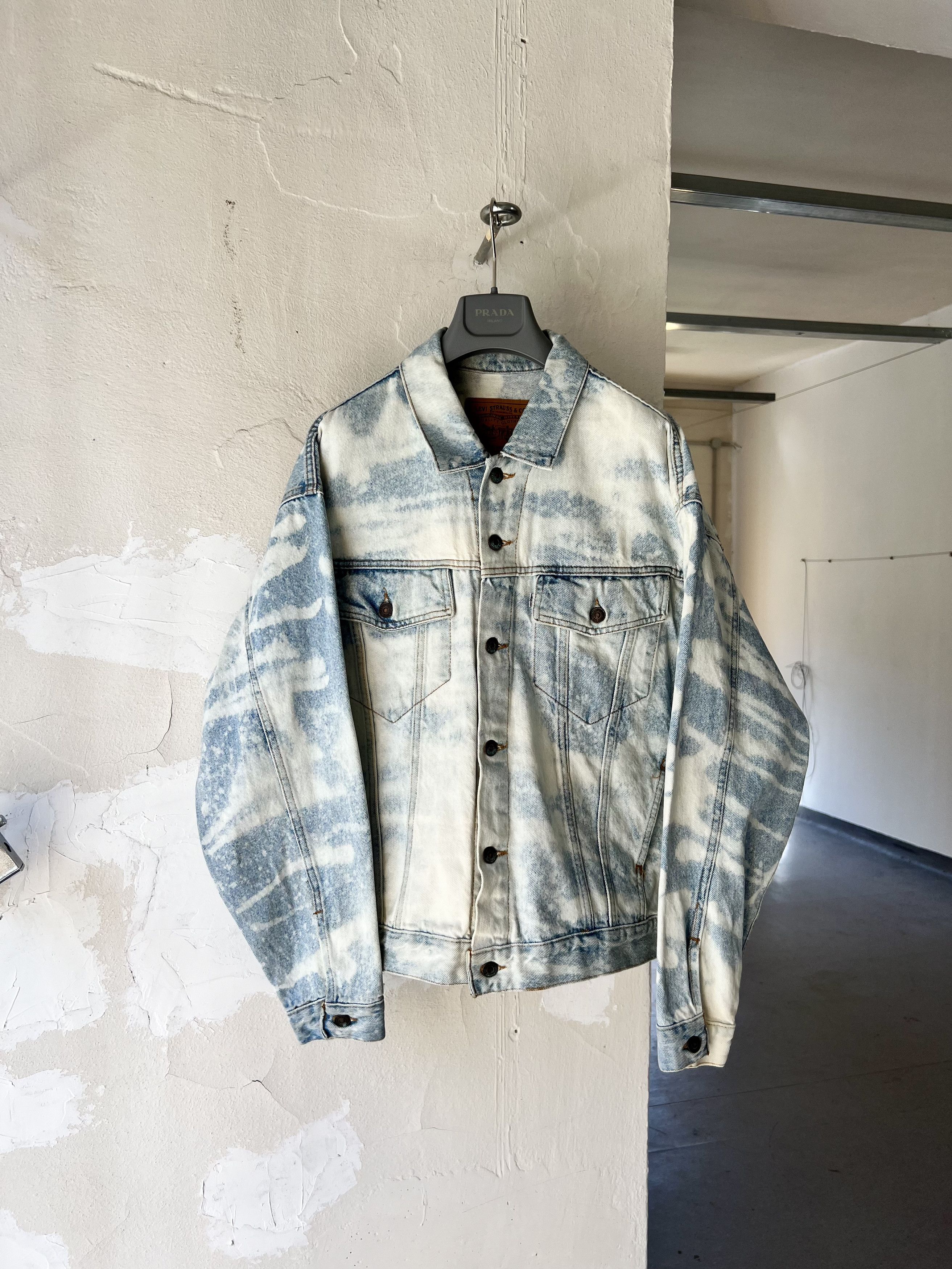 Other Levi's Vintage USA Denim Trucker Bomber Heavy Jacket Size US XL / EU 56 / 4 - 2 Thumbnail