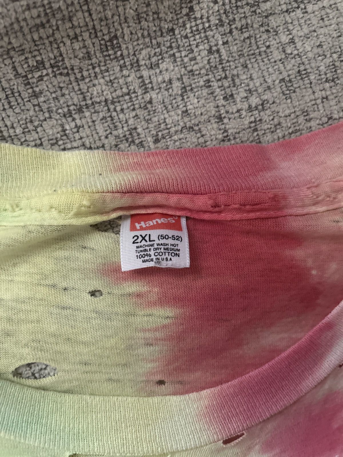 Vintage 1989 Vintage Bob Marley Distressed Tee Size US XL / EU 56 / 4 - 4 Thumbnail