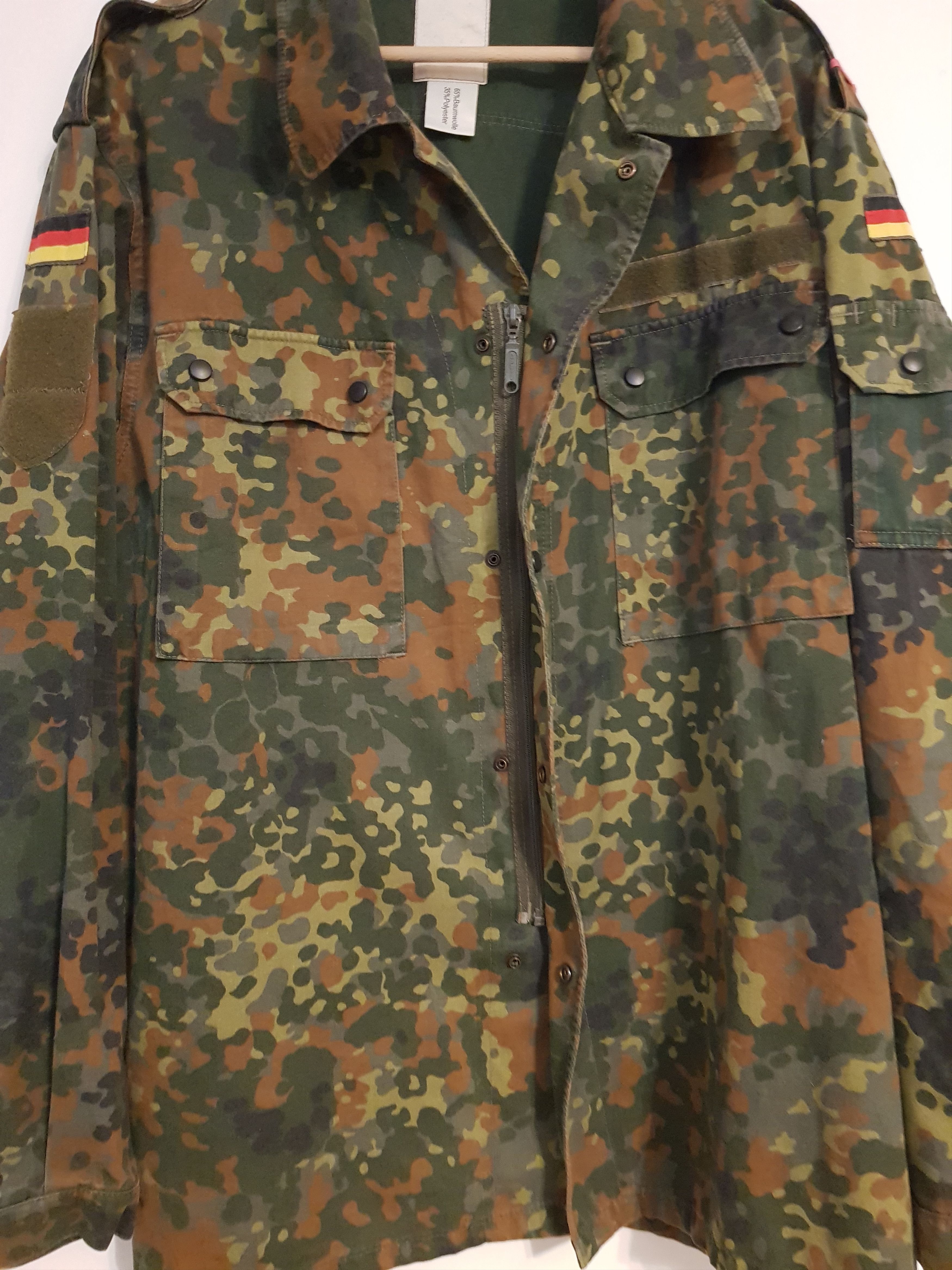 Other Bundeswehr Flecktarn German Army Field Jacket Camo Vintage L Size US XXL / EU 58 / 5 - 5 Thumbnail
