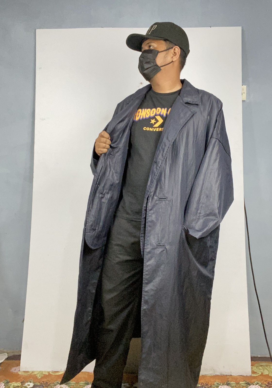 Issey Miyake × Other 80s Issey miyake Nylon Trench Interior Vest Jacket Size US M / EU 48-50 / 2 - 5 Thumbnail