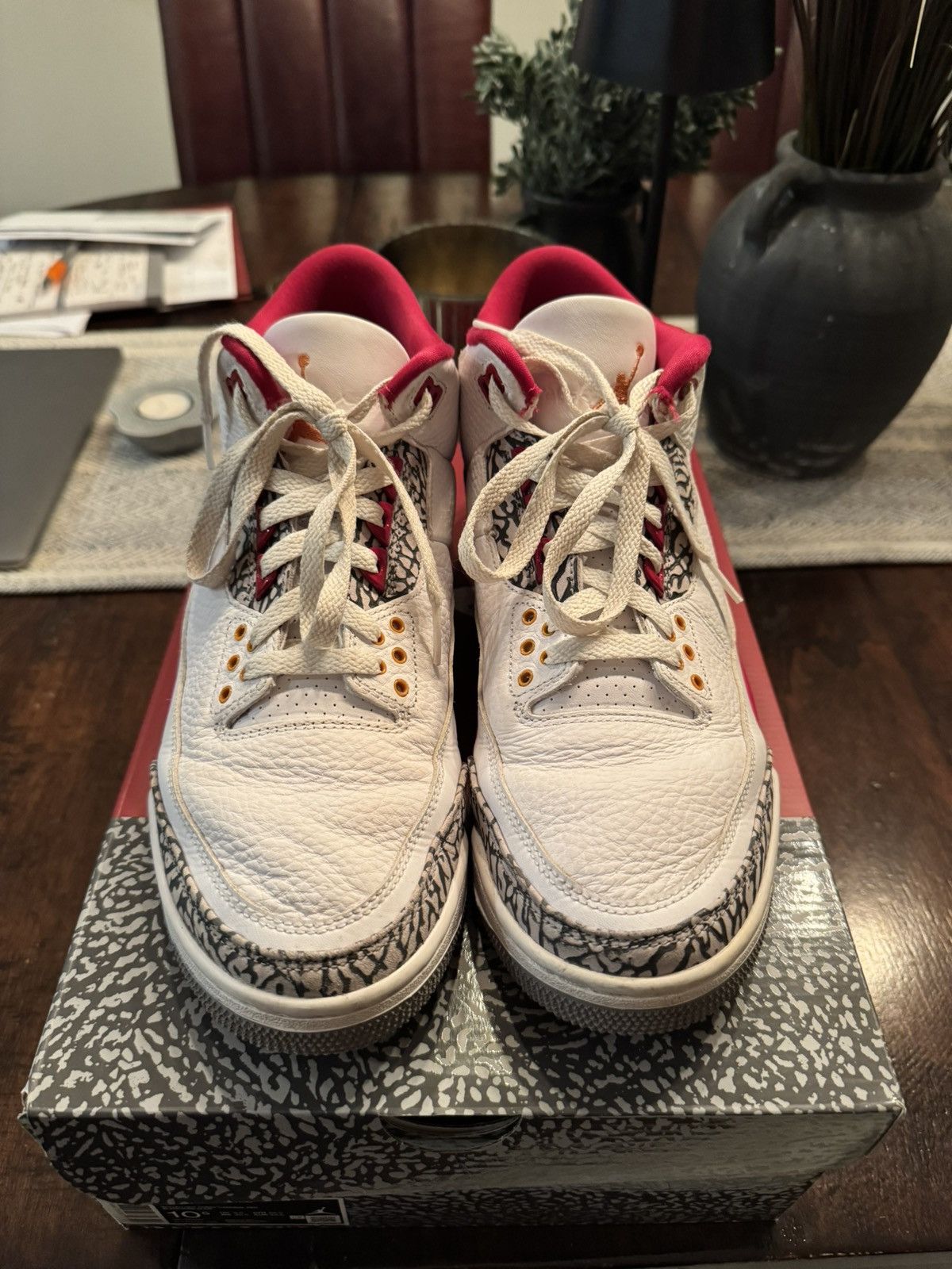 Nike Air Jordan 3 Cardinal Size US 10.5 / EU 43-44 - 1 Thumbnail