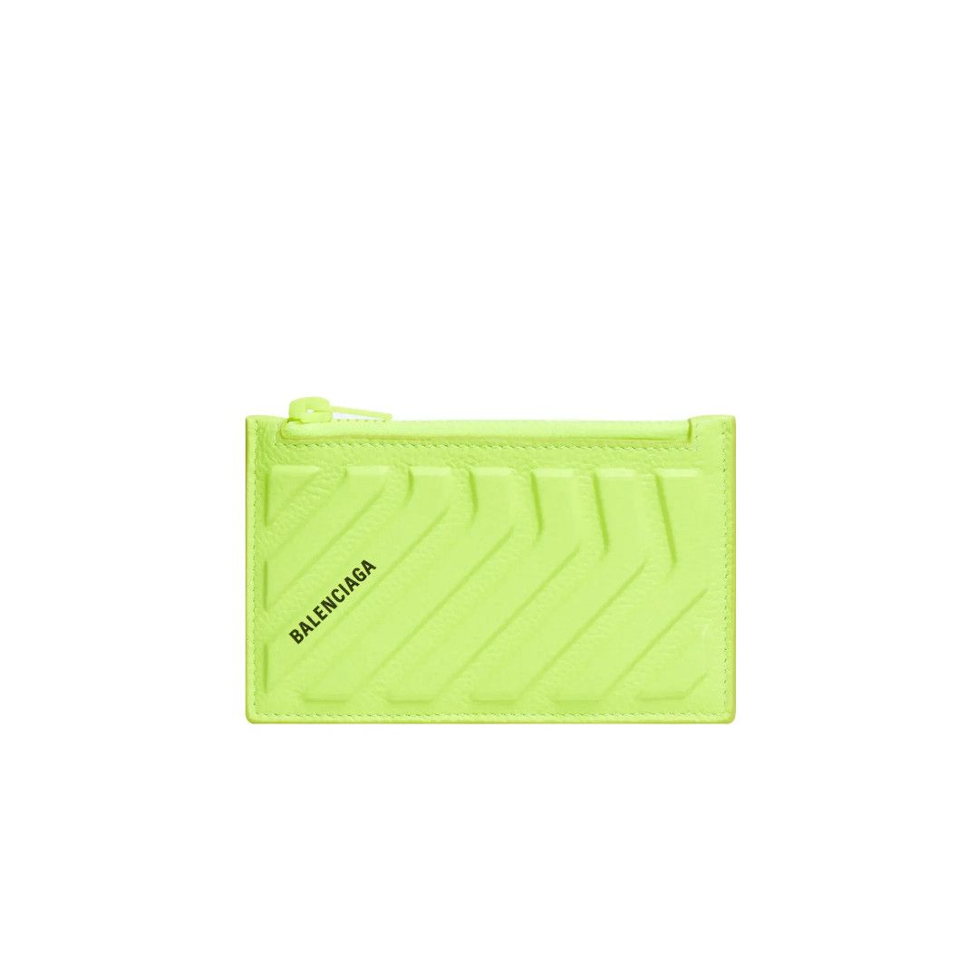 Balenciaga o1w1db10525 Size: OS / Car Long Coin And Card Holder Yellow Size ONE SIZE - 1 Thumbnail