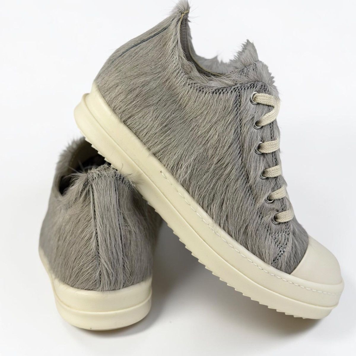 Rick Owens Rick Owens Strobe Fur Ramones Low Size US 7 / IT 37 - 7 Thumbnail