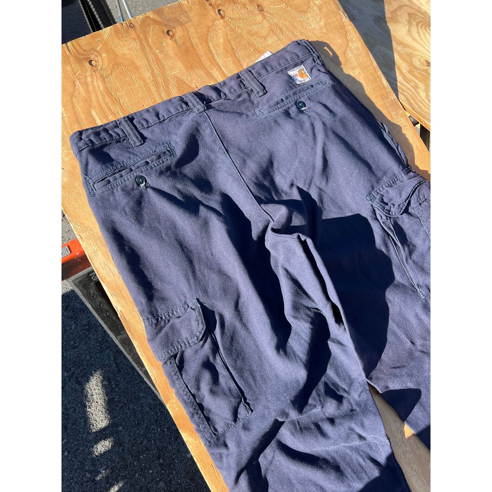 Carhartt Carhartt Flame Resistant FR Navy Blue Cargo Men's Size 36x34 Size US 36 / EU 52 - 11 Thumbnail