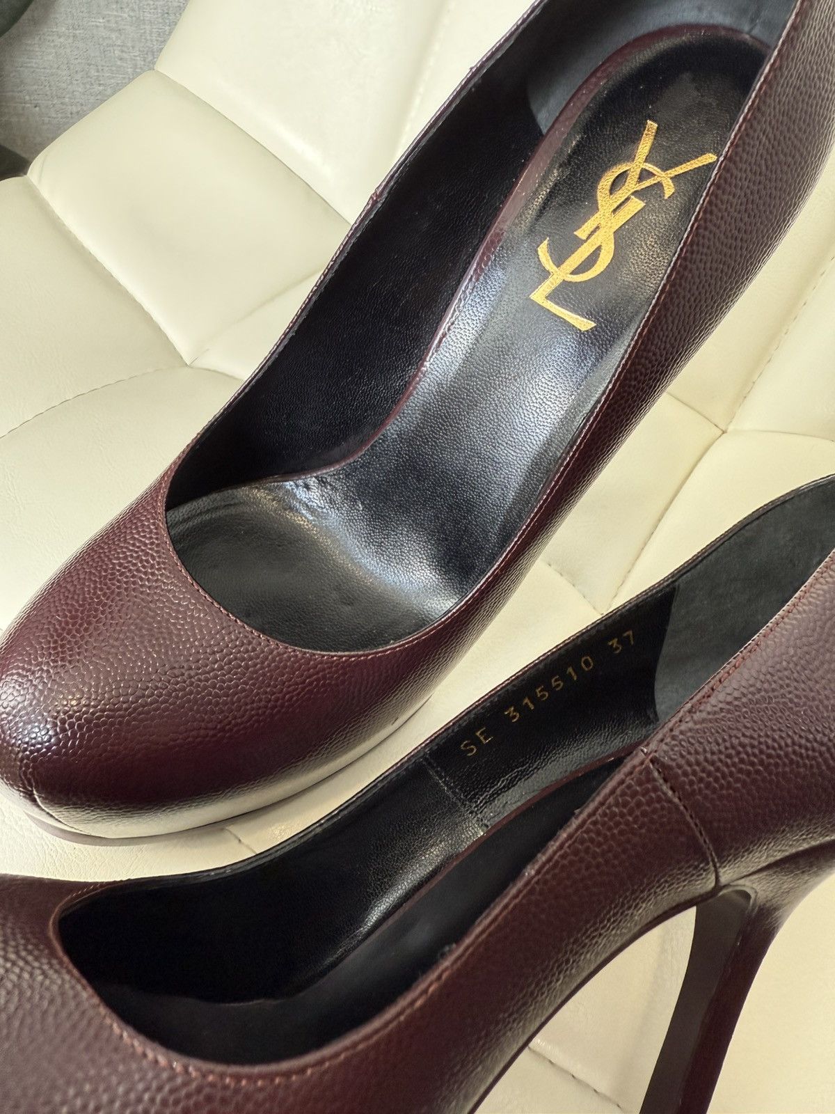 Saint Laurent Paris Saint Laurent Paris Tribtoo Platform Pumps Heels YSL Size 37 Size US 7 / IT 37 - 20 Thumbnail