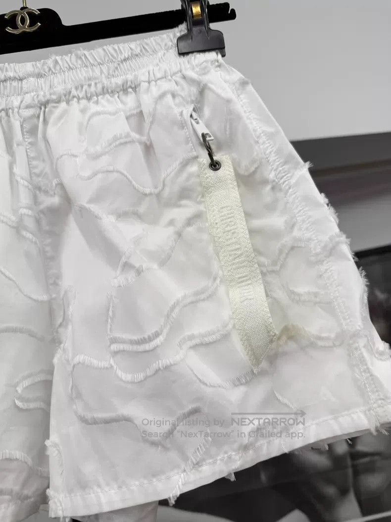 Dior Dior White tassel shorts Size 42" / US 20 - 2 Thumbnail
