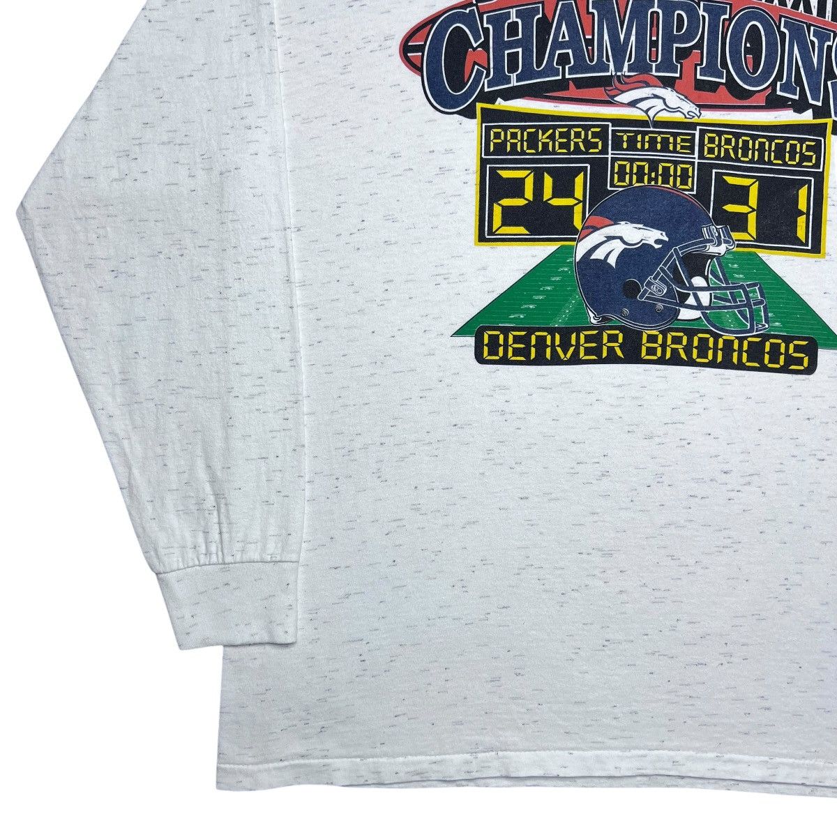 NFL 1998 NFL Denver Broncos Green Bay Packers Long Sleeve Shirt Size US XL / EU 56 / 4 - 17 Thumbnail