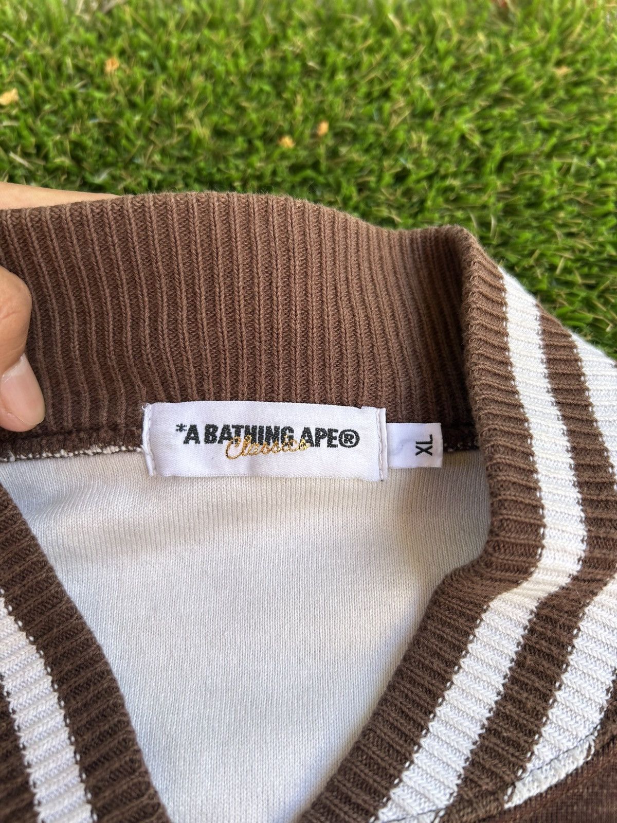 Bape Vintage 2000s BAPE NIGO Embroidered Track Zip Up Jacket Size US XL / EU 56 / 4 - 5 Thumbnail