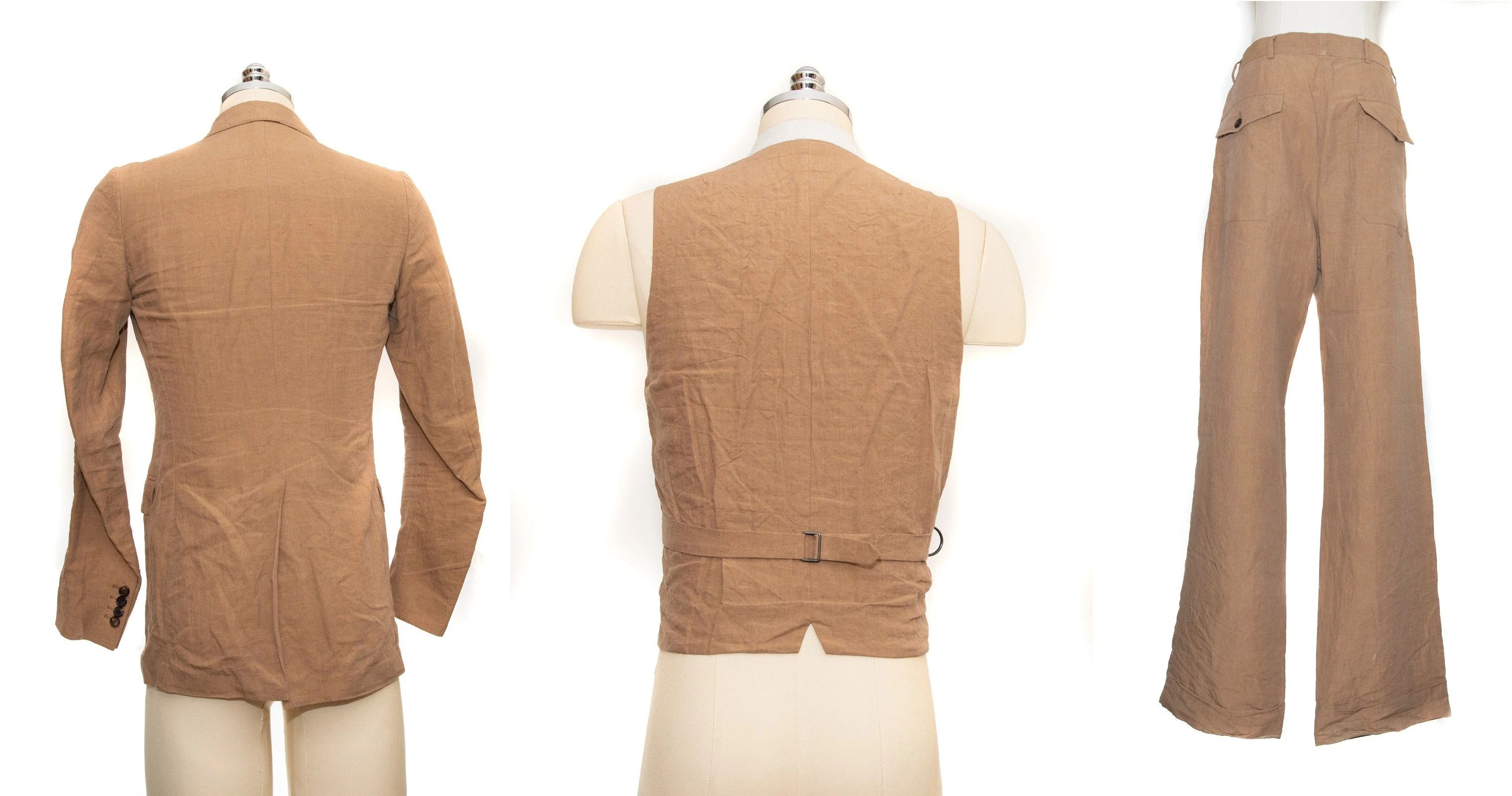 Dries Van Noten Dries Van Noten Strap Blazer Suit (with vest and pants) Size 46R - 2 Thumbnail