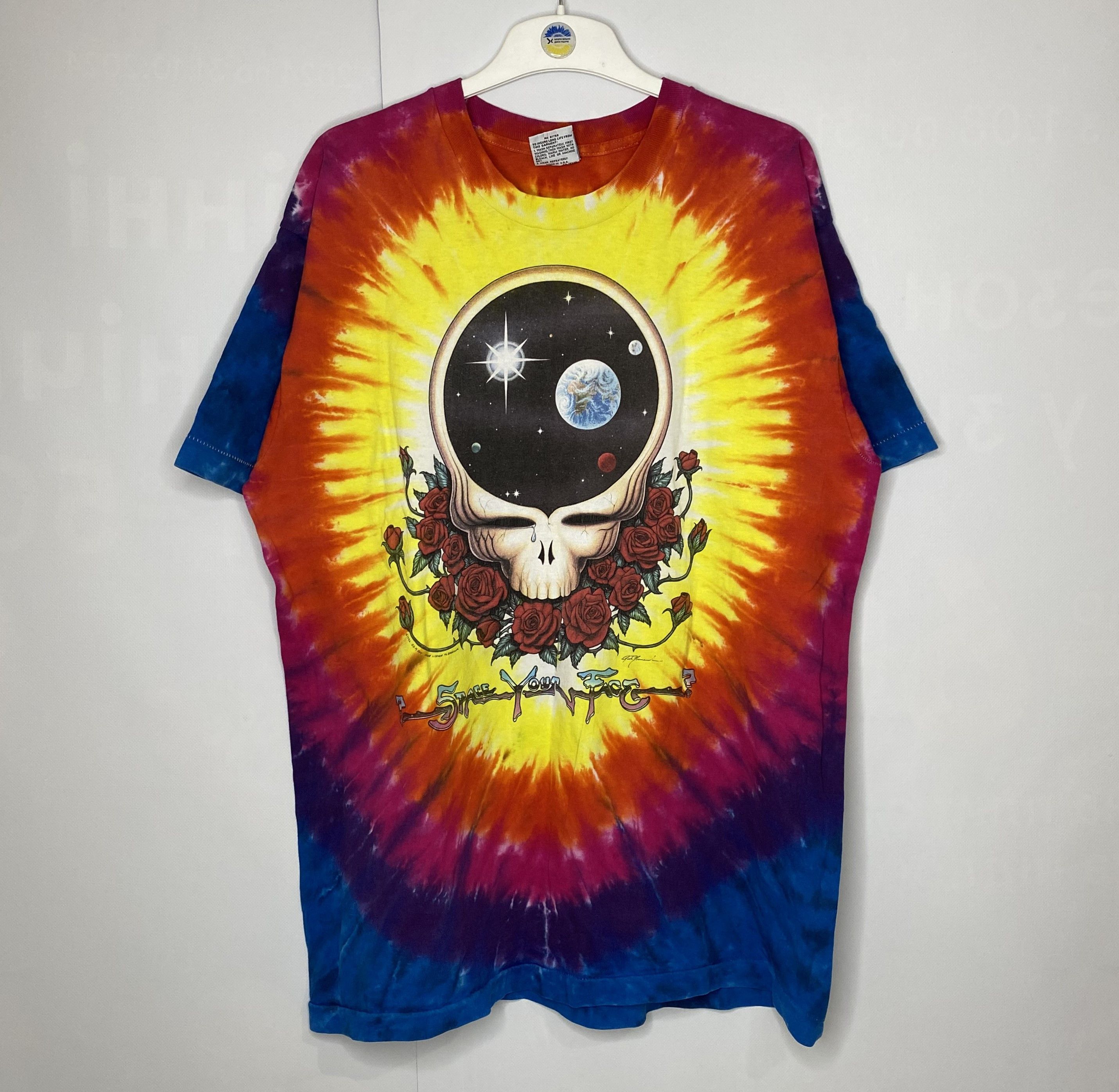 Grateful Dead × Liquid Blue × Vintage VINTAGE 1992 GRATEFUL DEAD TIE DYE T SHIRT SINGLE STITCH Size US XL / EU 56 / 4 - 1 Thumbnail