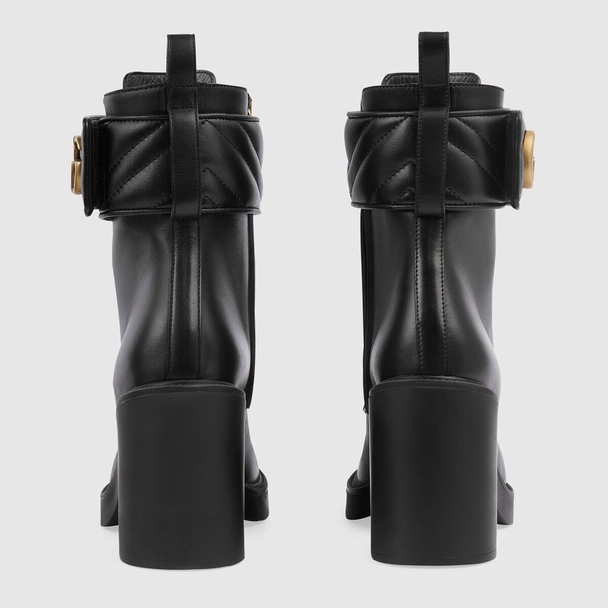 Gucci o1s1wg110125 Boots With Double G in Black Size US 5 / IT 35 - 3 Thumbnail