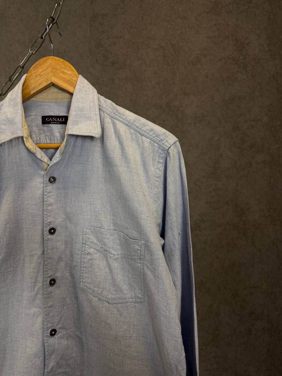 Canali Canali luxury designer shirt Size US M / EU 48-50 / 2 - 2 Thumbnail