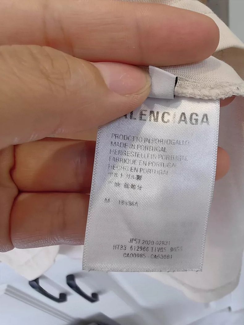 Balenciaga Balenciaga Beige short-sleeved T-shirt 2505-Nextarrow Size US M / EU 48-50 / 2 - 4 Thumbnail