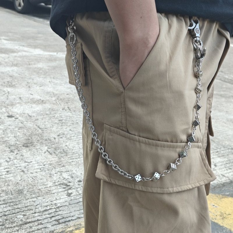Vintage Summer Snake and Dice Pants Wallet Chain Retro Size 36 - 6 Thumbnail