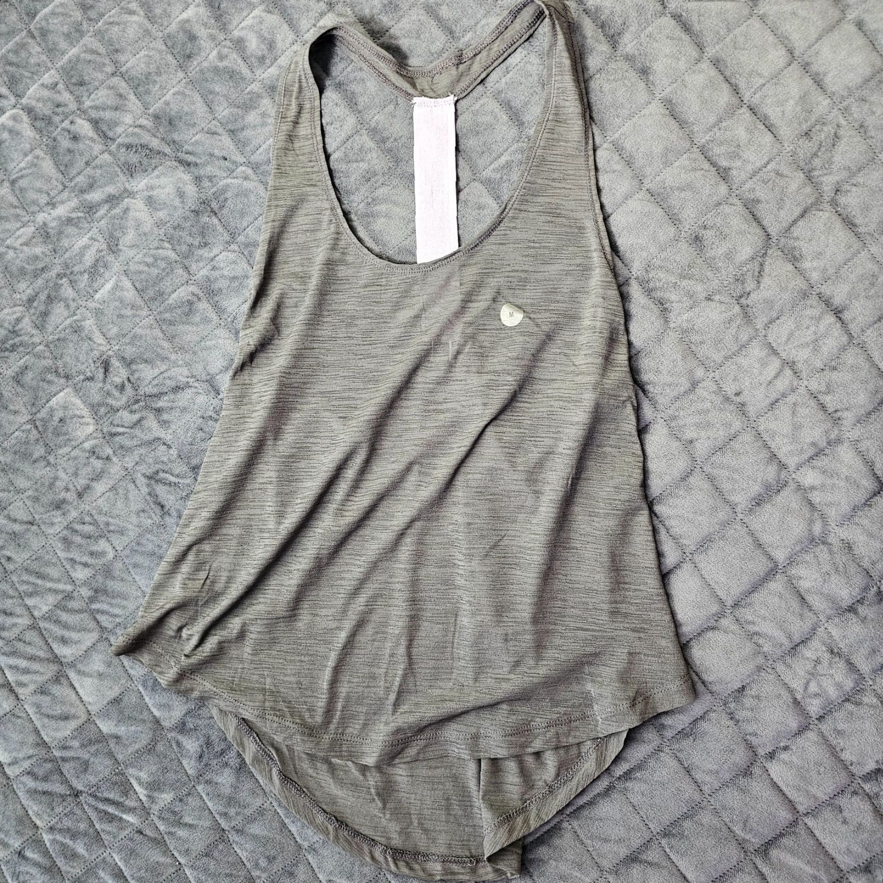Aeropostale LIVE LOVE DREAM Racerback Tank Top - Activewear Cami/Workout Top - Gray Heather - Size S - Womens Size S / US 4 / IT 40 - 5 Thumbnail