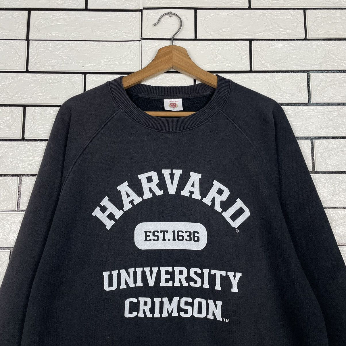 Japanese Brand Harvard University Crewneck Sweatshirt Size US L / EU 52-54 / 3 - 2 Thumbnail